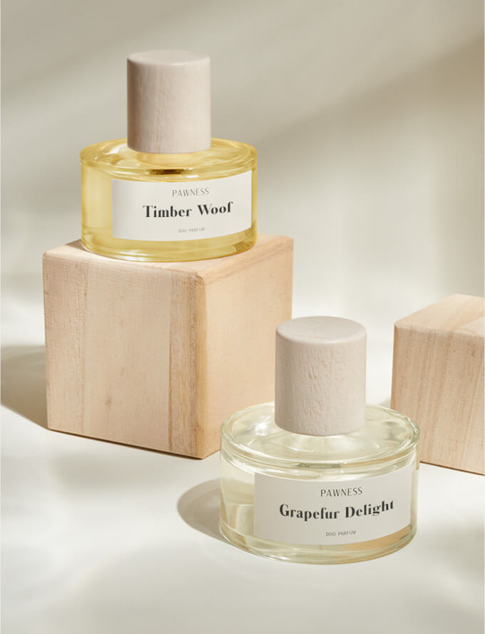 Set van twee hondenparfums