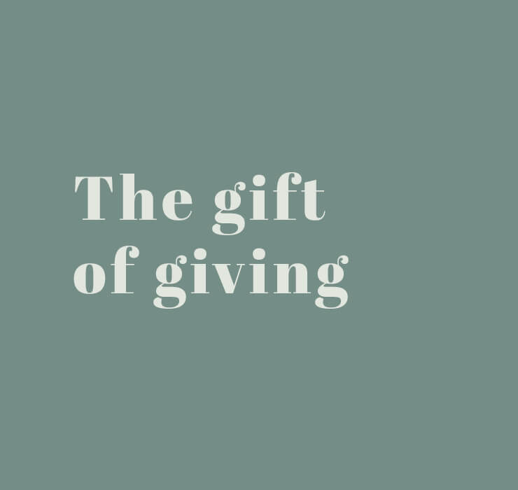 The Gift Of Giving