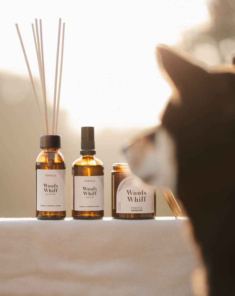Bob met Woofs Whiff Collectie aangename geuren etherische olie