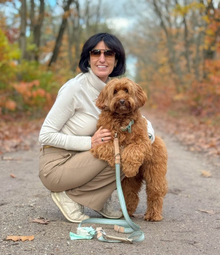 Frenkie en Bianca met wandelcollectie