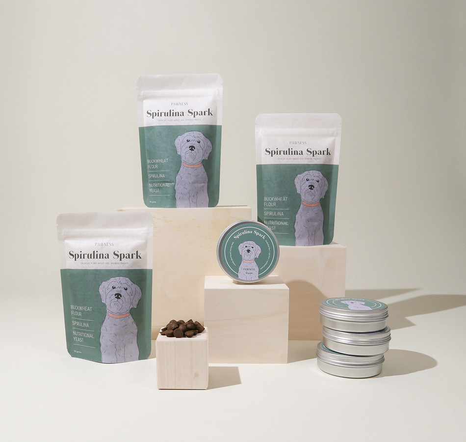 Spirulina Spark Training Treats goede weerstand draagt gezonde botten